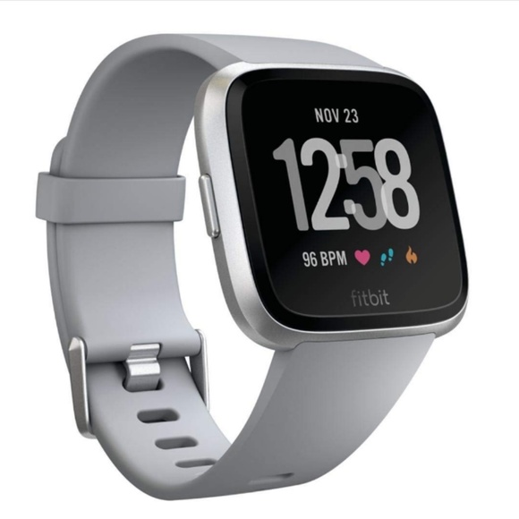 fitbit Accessories - Gray/Silver Fitbit Versa Smart Watch